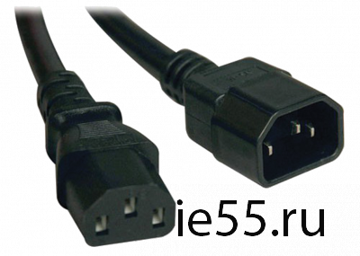 ITK Кабель электропитания PDU 3х1,5 1М с разъёмами С19-C20